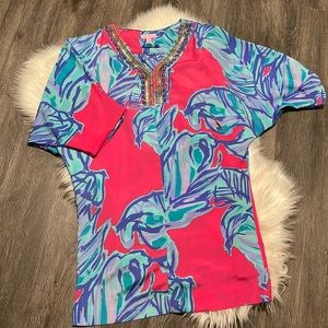 Lilly Pulitzer caftan dress